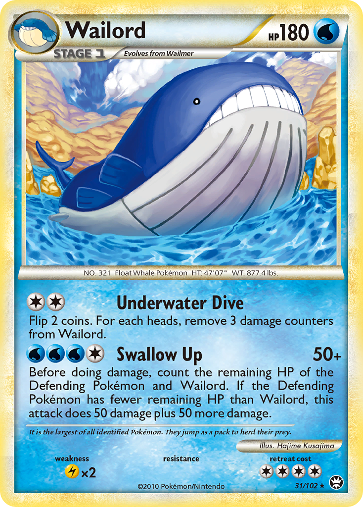 Triumphant Wailord #31/102